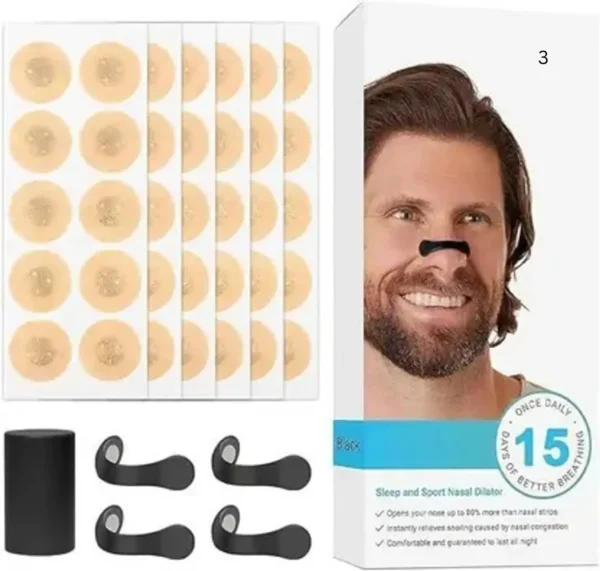 Orvixa Magnetic Breathing Nasal Strips Snore Stopper Kit A1 Anti-snoring Device